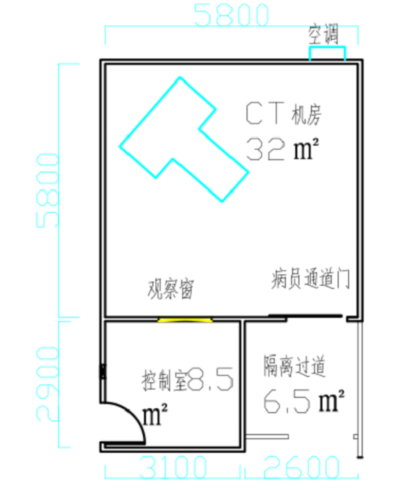 模塊化CT防護(hù)機(jī)房